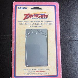 Dayco Zipcuts Double Scallop Tag *EUC*